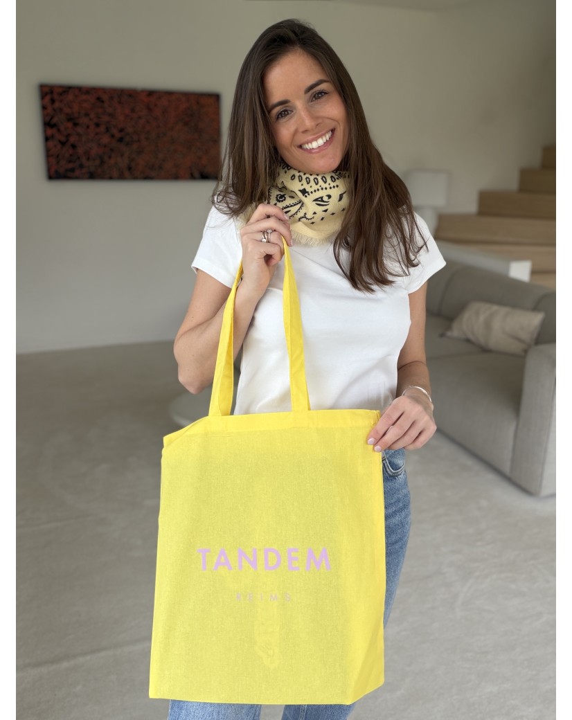 SAC PARIS - JAUNE (38x42cm)