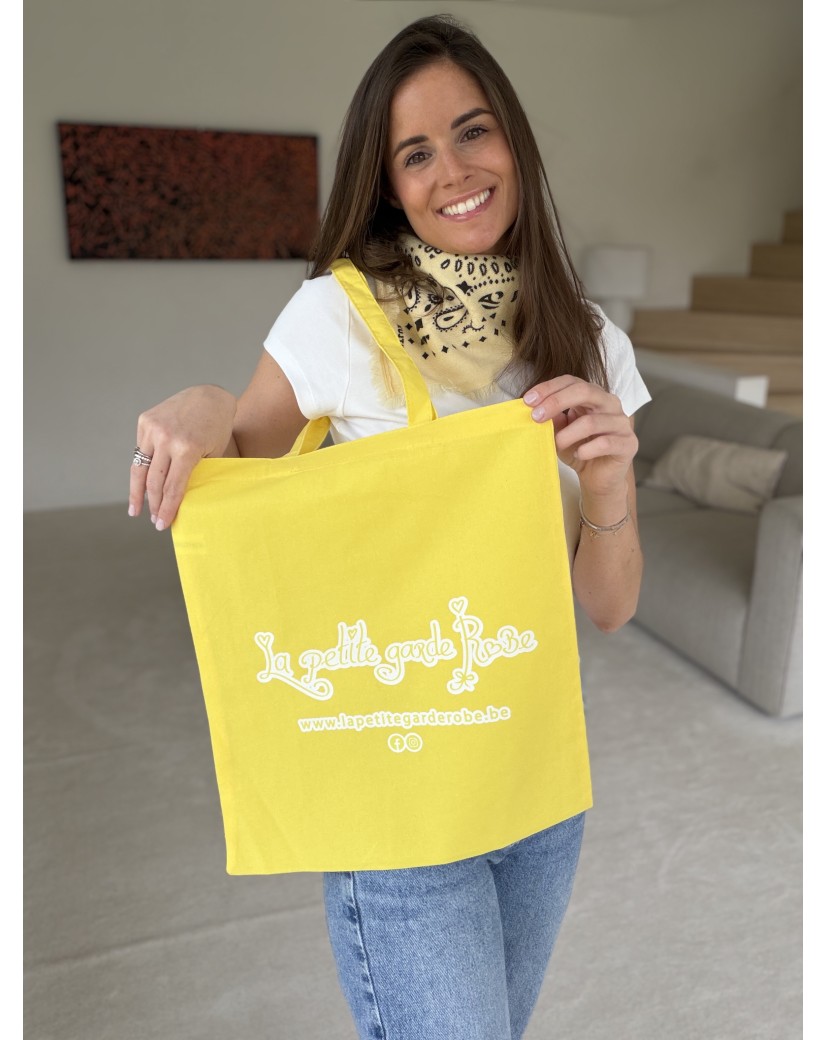 SAC PARIS - JAUNE (38x42cm)