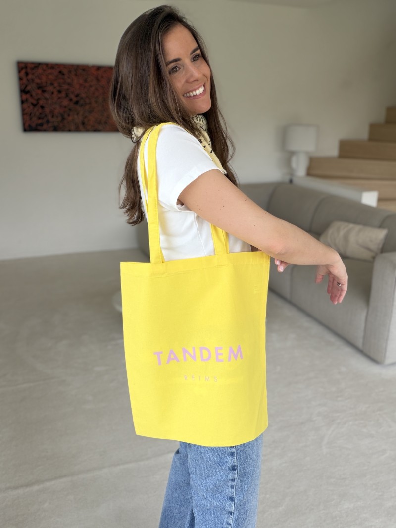 SAC PARIS - JAUNE (38x42cm)