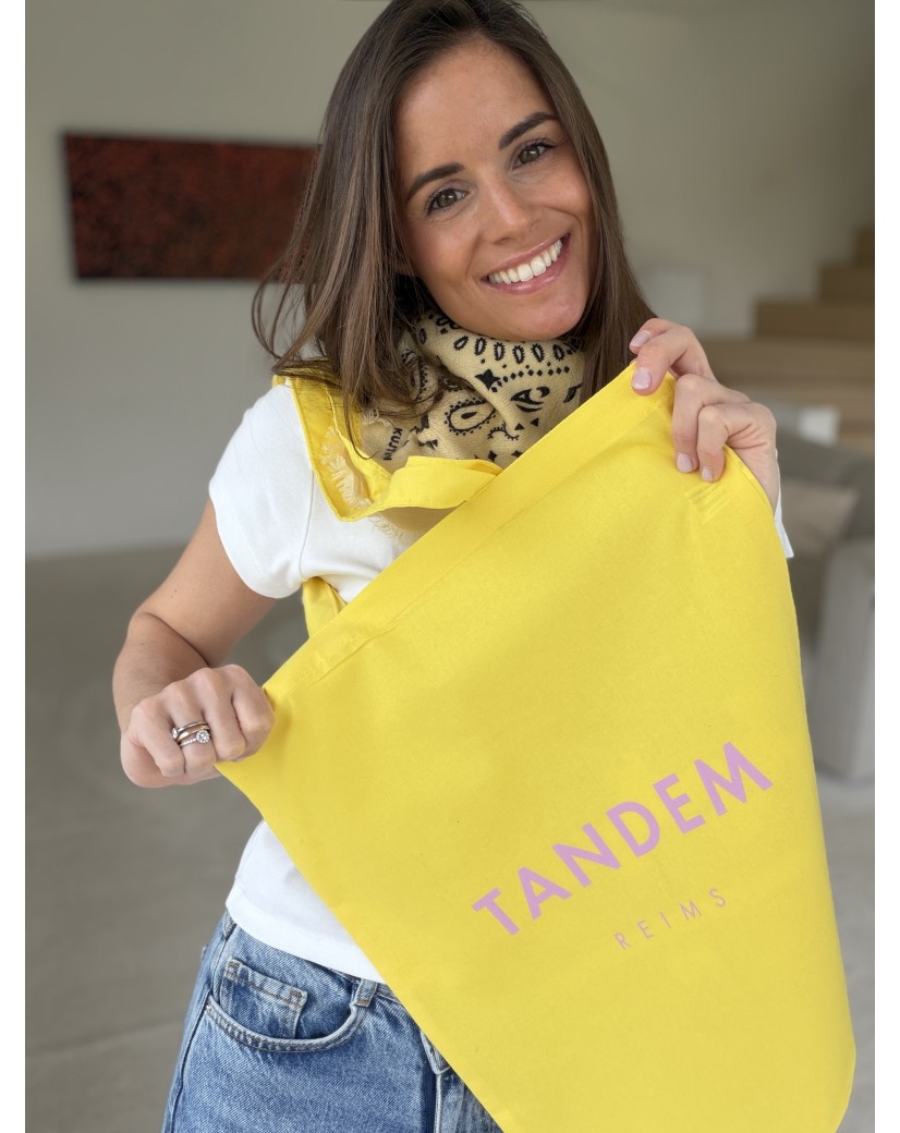 SAC PARIS - JAUNE (38x42cm)