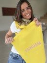 TOTEBAG "PARIJS" GEEL (38x42 cm)