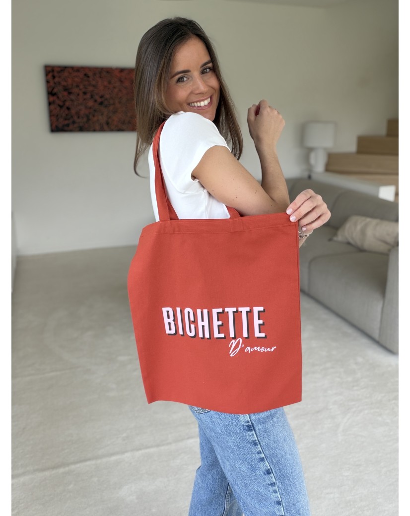 Tragetasche PARIS - TERRACOTTA (38x42 cm)