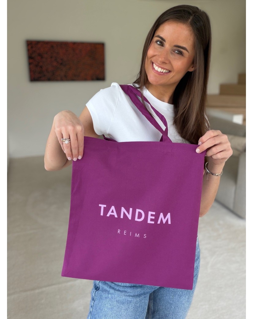 SAC PARIS - MAUVE (38x42cm)