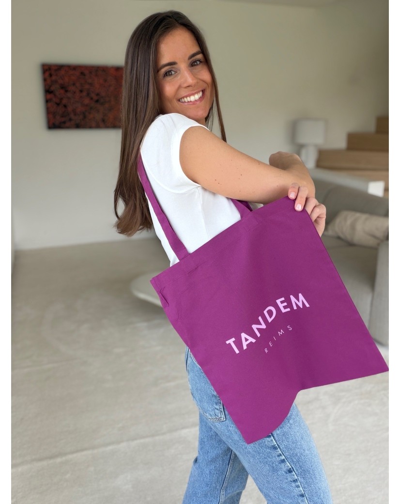 SAC PARIS - MAUVE (38x42cm)