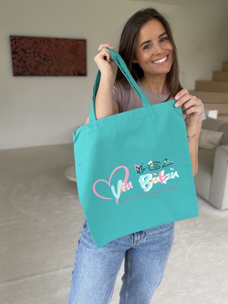 Bag PARIS - Petrol (38x42 cm)