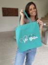 SAC PARIS - PETROLE (38x42cm)