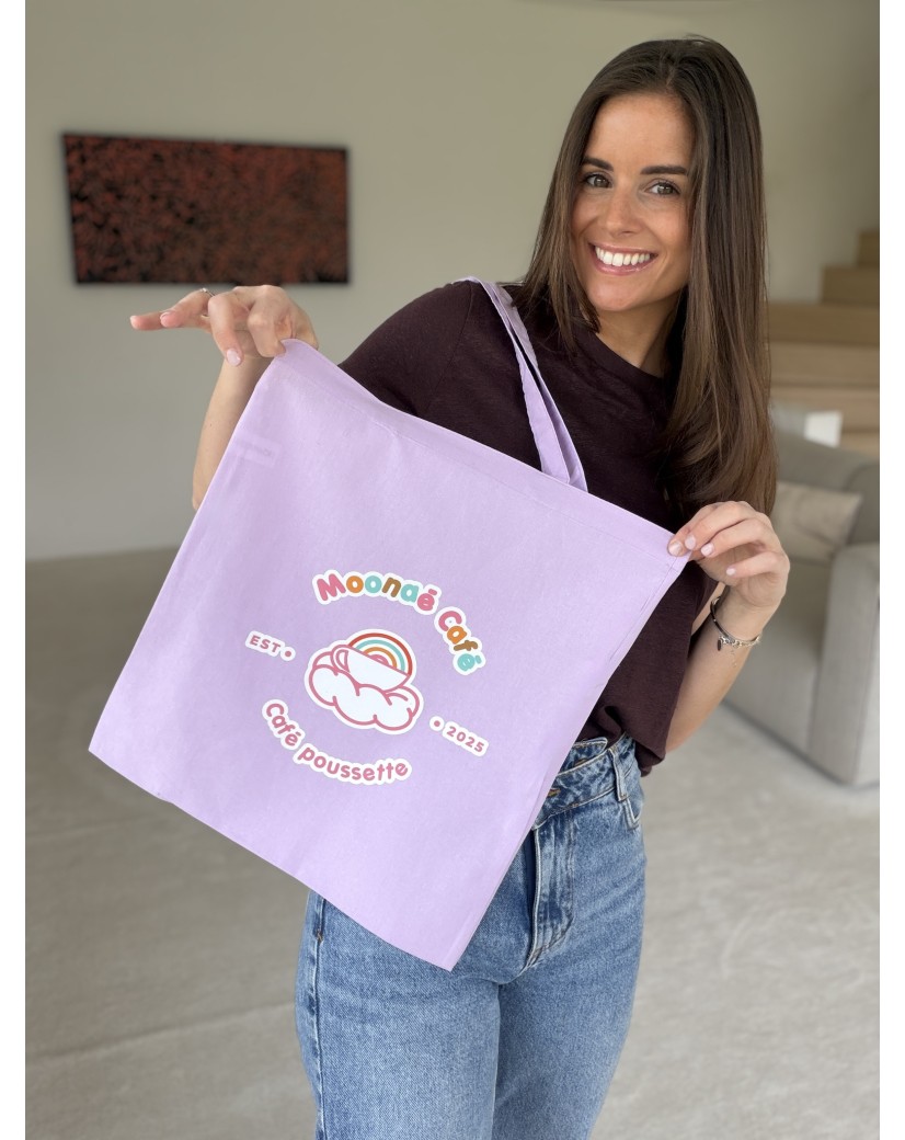 Bag PARIS - Lilac (38x42 cm)