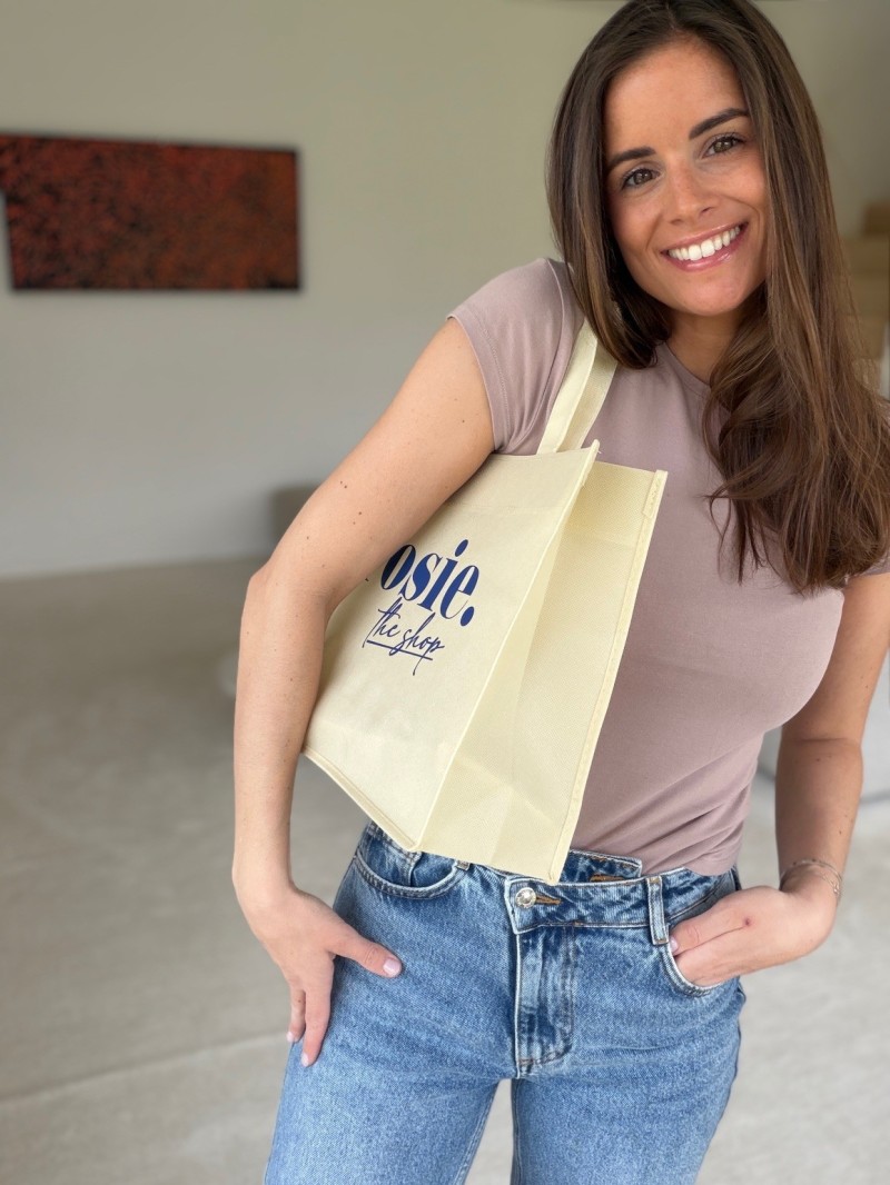 BOLSO LYON BEIGE - M (35x12x28cm)