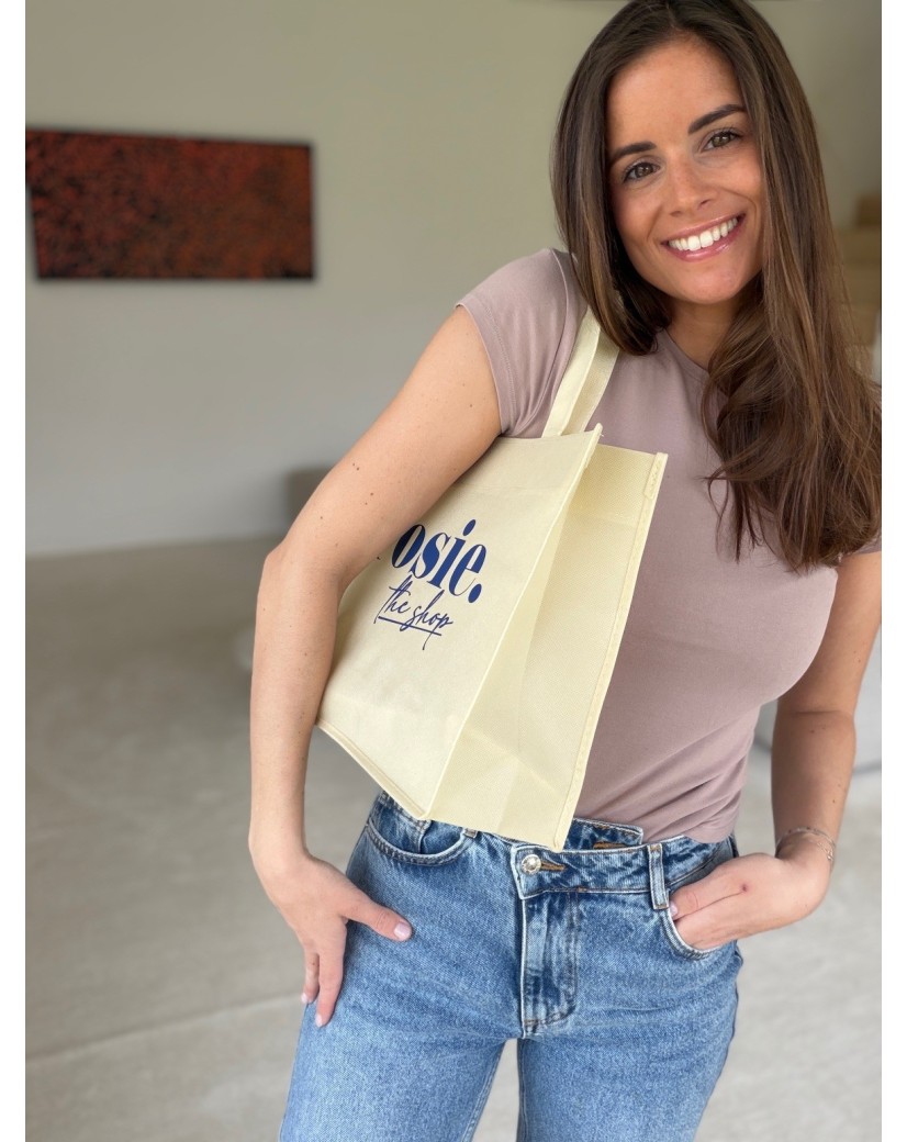 LYON BEIGE BAG - M (35x12x28cm)