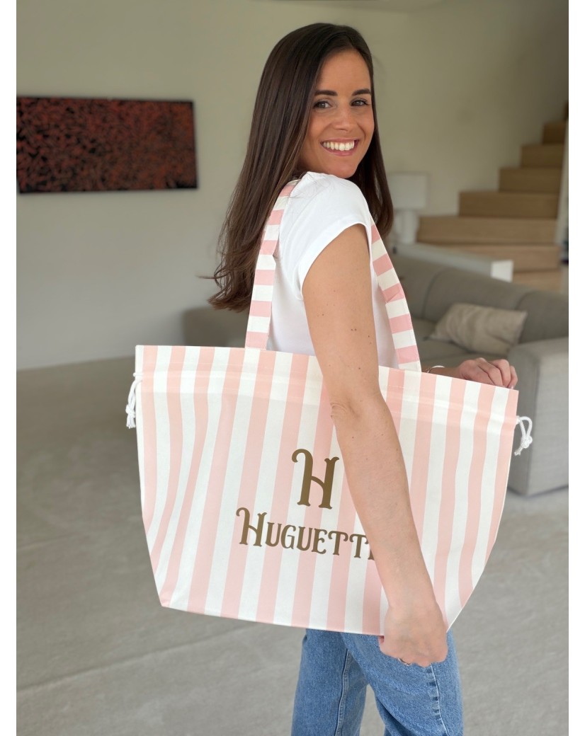 Tasche NICE LINEA Hellrosa – L (58 x 24 x 35 cm)