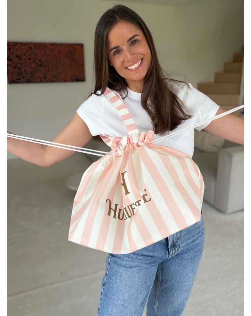 Bolsa NICE LINEA Rosa Claro – L (58 x 24 x 35 cm)