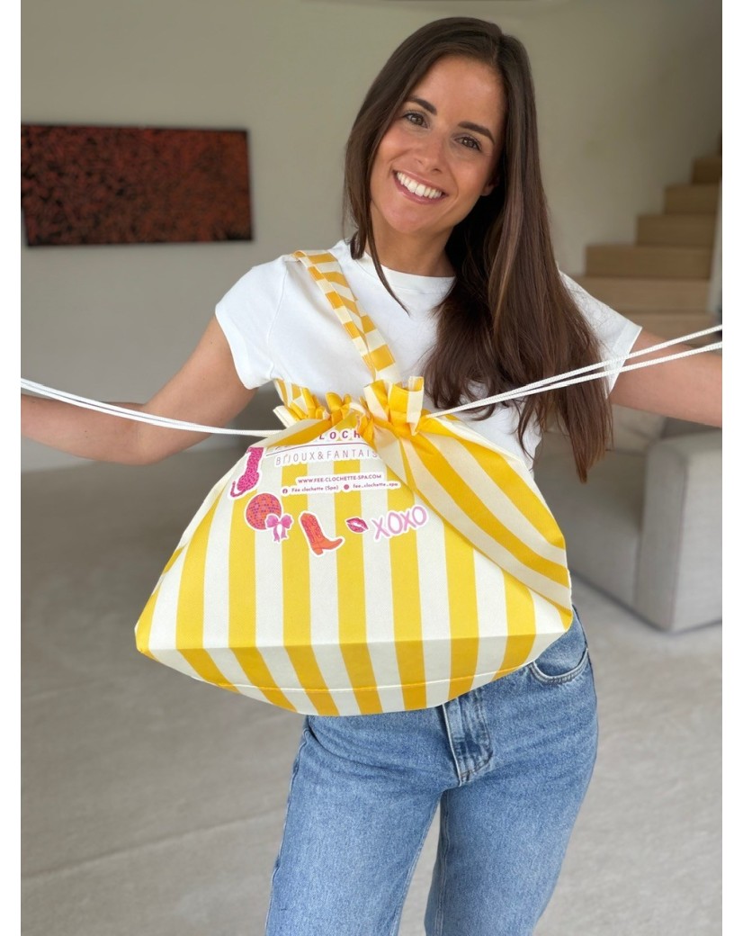 Tasche NICE LINEA Gelb – L (58 x 24 x 35 cm)