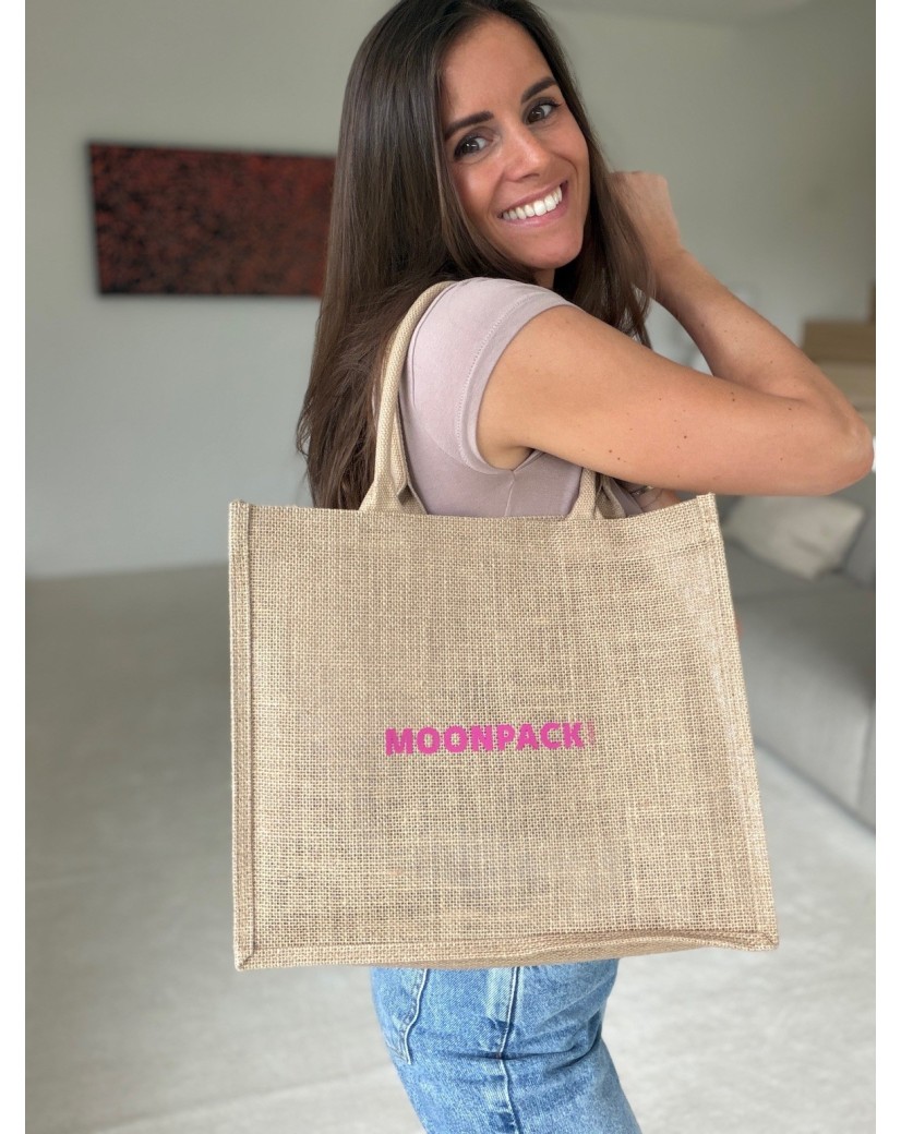 Customized burlap bag with your design imprint - Order now.