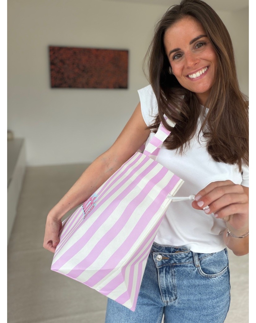 NICE BAG LINEA – PEPPY PINK - L (58 x 24 x 35 cm)