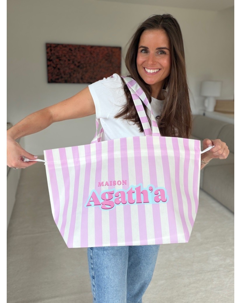 Bolsa NICE LINEA Rosa Intenso – L (58 x 24 x 35 cm)