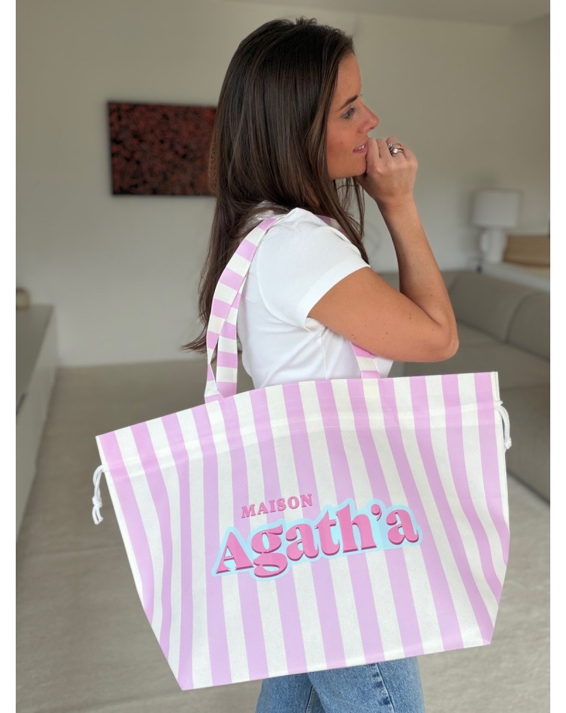 Tasche NICE LINEA Kräftiges Rosa – L (58 x 24 x 35 cm)