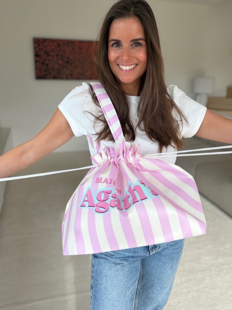 Bolsa NICE LINEA Rosa Intenso – L (58 x 24 x 35 cm)