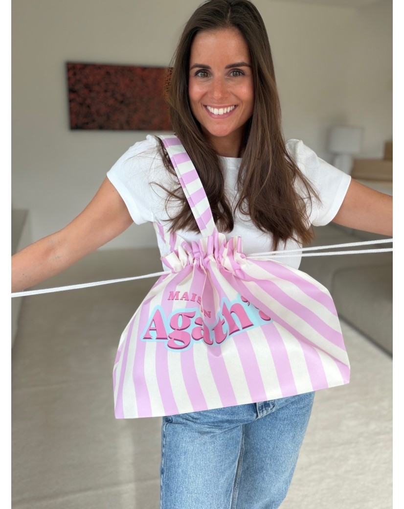 Bolsa NICE LINEA Rosa Intenso – L (58 x 24 x 35 cm)