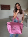 Sac Non Tissé Personnalisé Rose Métallisé – Cabas modèle Nice L