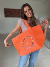 NICE BAG - ORANGE - L  (58x24x35cm)