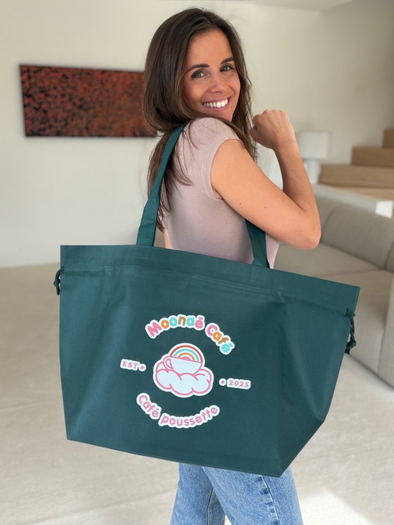 Nice Reusable Bag Forest Green L (58x24x35cm)