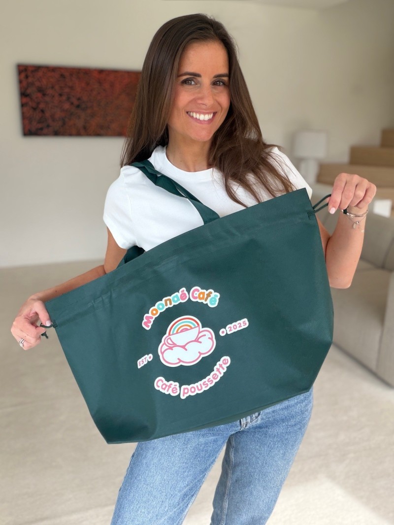 Nice Reusable Bag Forest Green L (58x24x35cm)