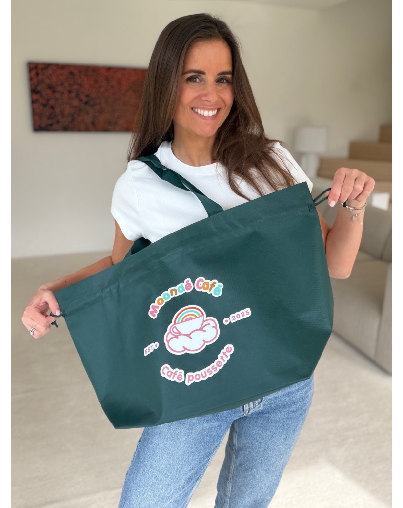 Nice Reusable Bag Forest Green L (58x24x35cm)