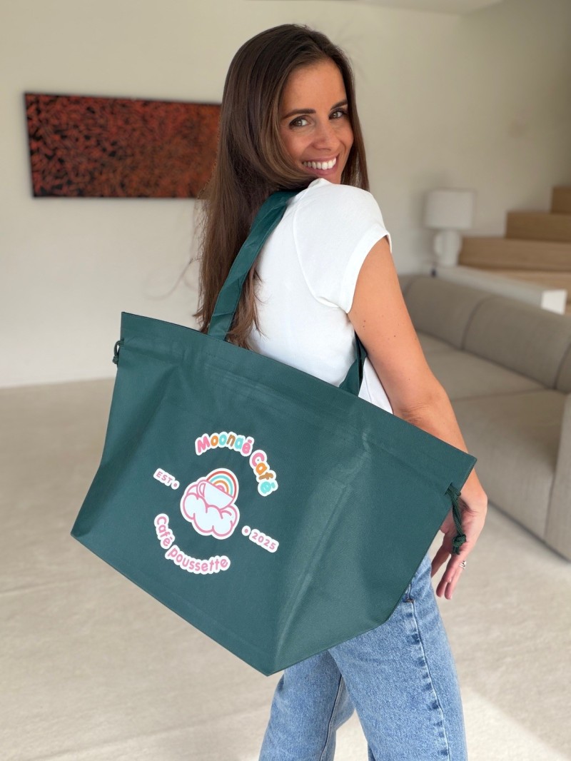 SAC NICE VERT SAPIN L (58x24x35cm)