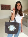 Sac Non Tissé Personnalisé Brun – Cabas Publicitaire modèle Nice M | Moonpack