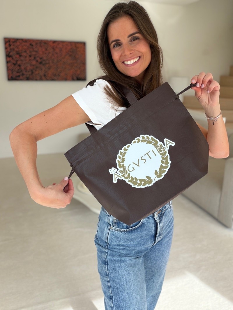 Nice Reusable Bag Brown - M (40x14x30cm)