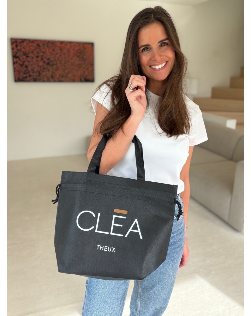 Sac Non Tissé Personnalisé Noir – Cabas Publicitaire modèle Nice M | Moonpack
