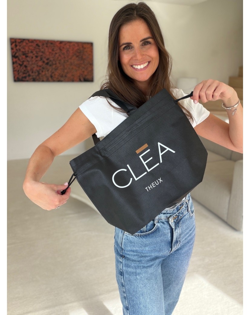 Sac Non Tissé Personnalisé Noir – Cabas Publicitaire modèle Nice M | Moonpack