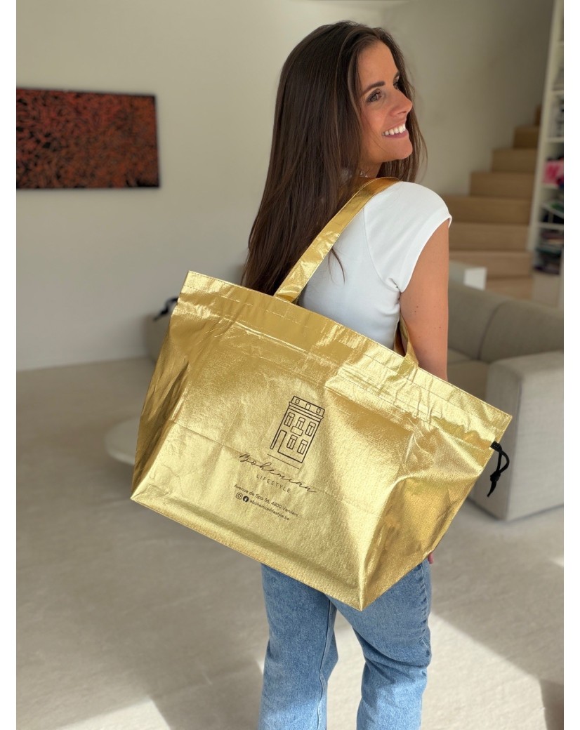 SAC NICE GOLD L (58x24x35cm)