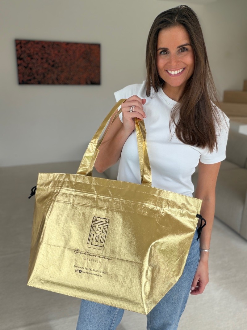 Bolsa NICE ORO L (58x24x35cm)