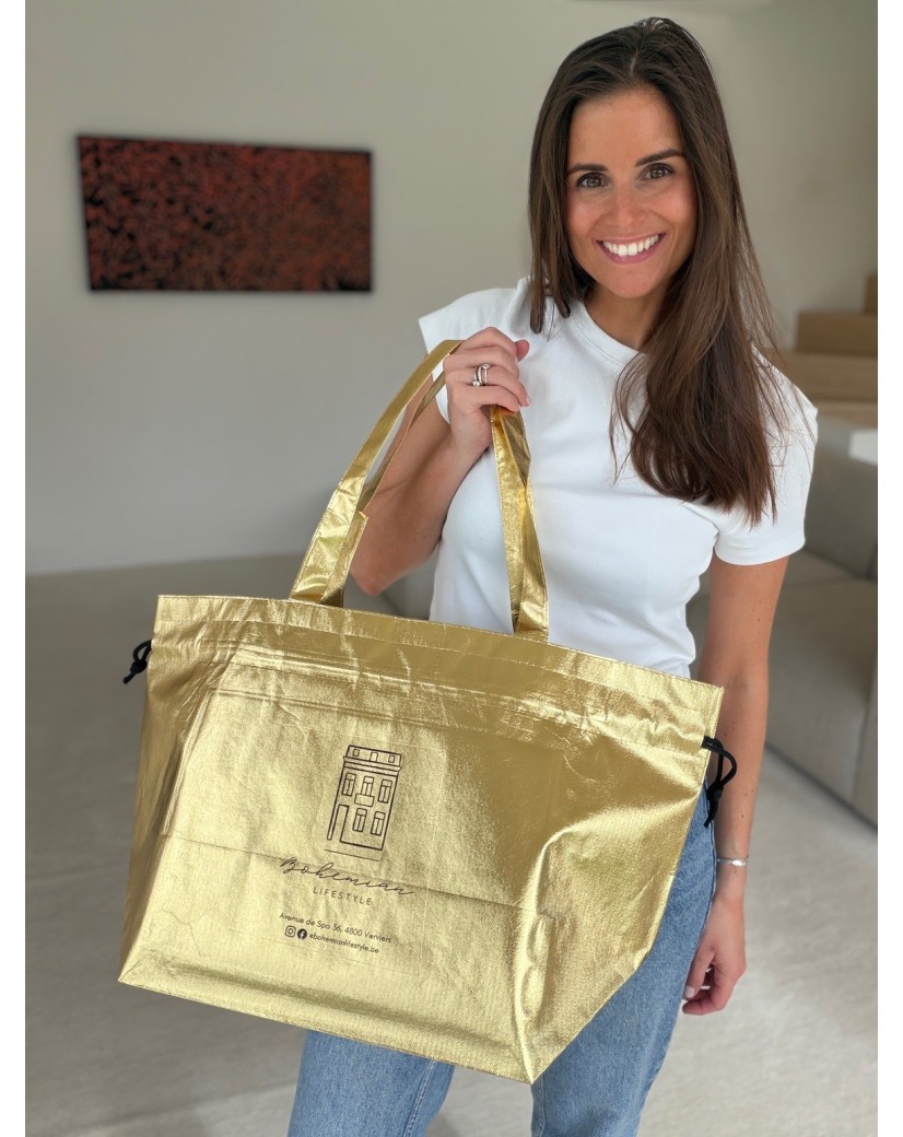 SAC NICE GOLD L (58x24x35cm)