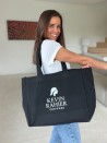 Sac cabas réutilisable – Nancy Noir (43×15×36 cm)