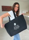 COTTON BAG "NANCY" – Black (43x15x36cm)