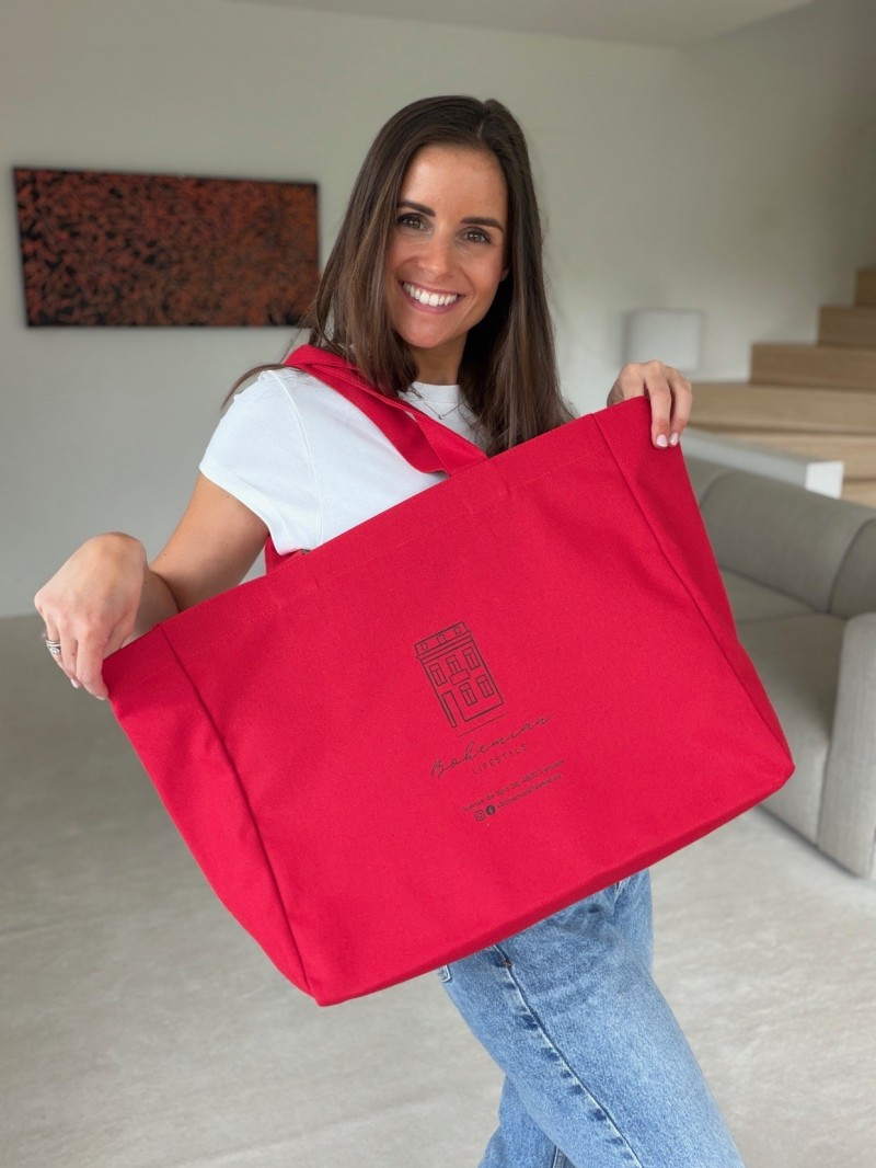 Tragetasche NANCY – ROT (43x15x36cm)