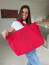 COTTON BAG "NANCY" – RED (43x15x36cm)