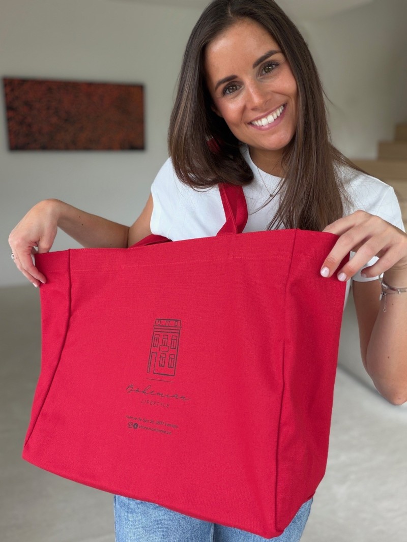 Tragetasche NANCY – ROT (43x15x36cm)