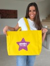 Sac cabas réutilisable – Nancy Jaune (43×15×36 cm)