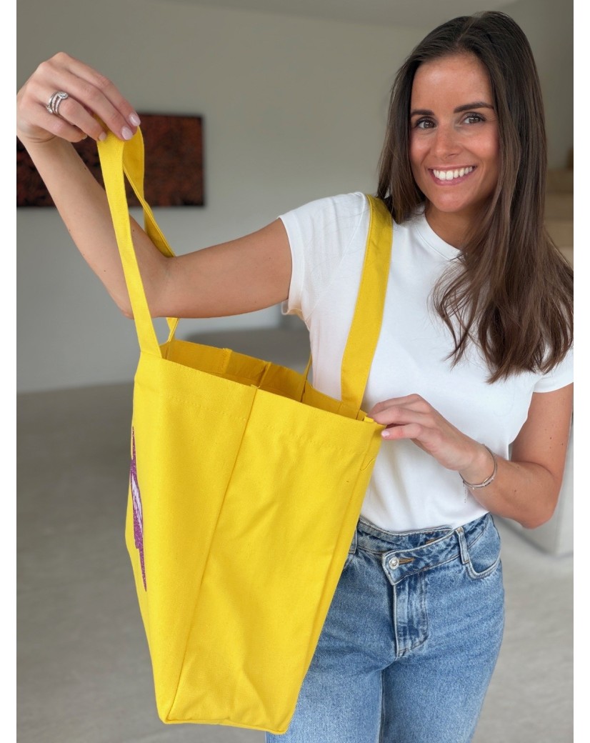 SAC NANCY - JAUNE (43x15x36cm)