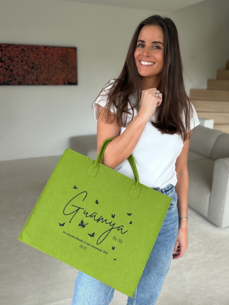 GRENOBLE BAG - GREEN - L (42x12x35cm)