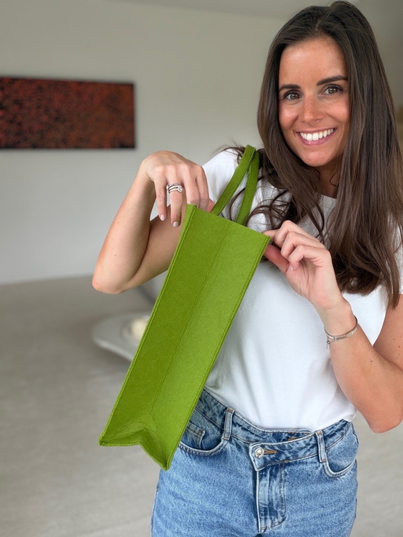 GRENOBLE BAG - GREEN - L (42x12x35cm)