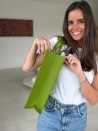 SAC GRENOBLE - VERT -  L (42x12x35cm)