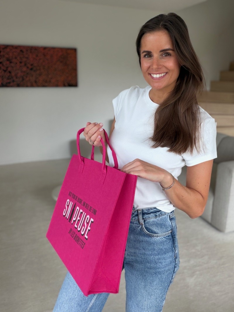 GRENOBLE BAG - PINK - L (42x12x35cm)