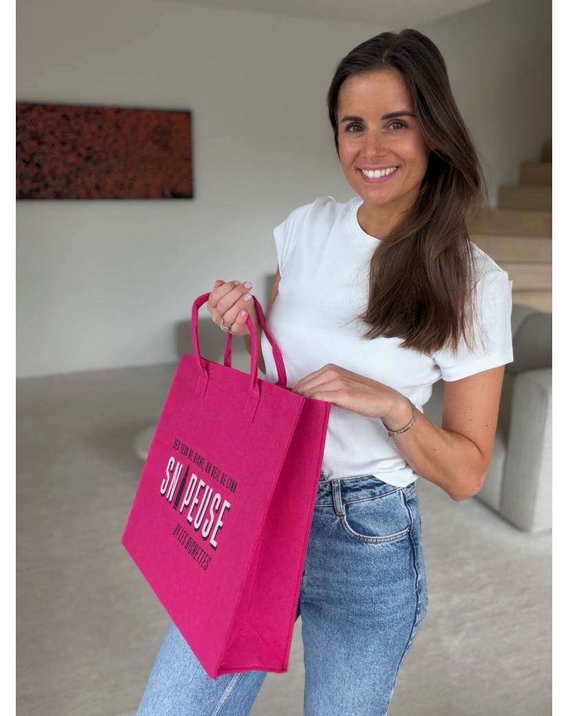 GRENOBLE BAG - PINK - L (42x12x35cm)