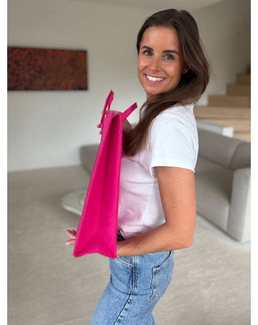 GRENOBLE BAG - PINK - L (42x12x35cm)