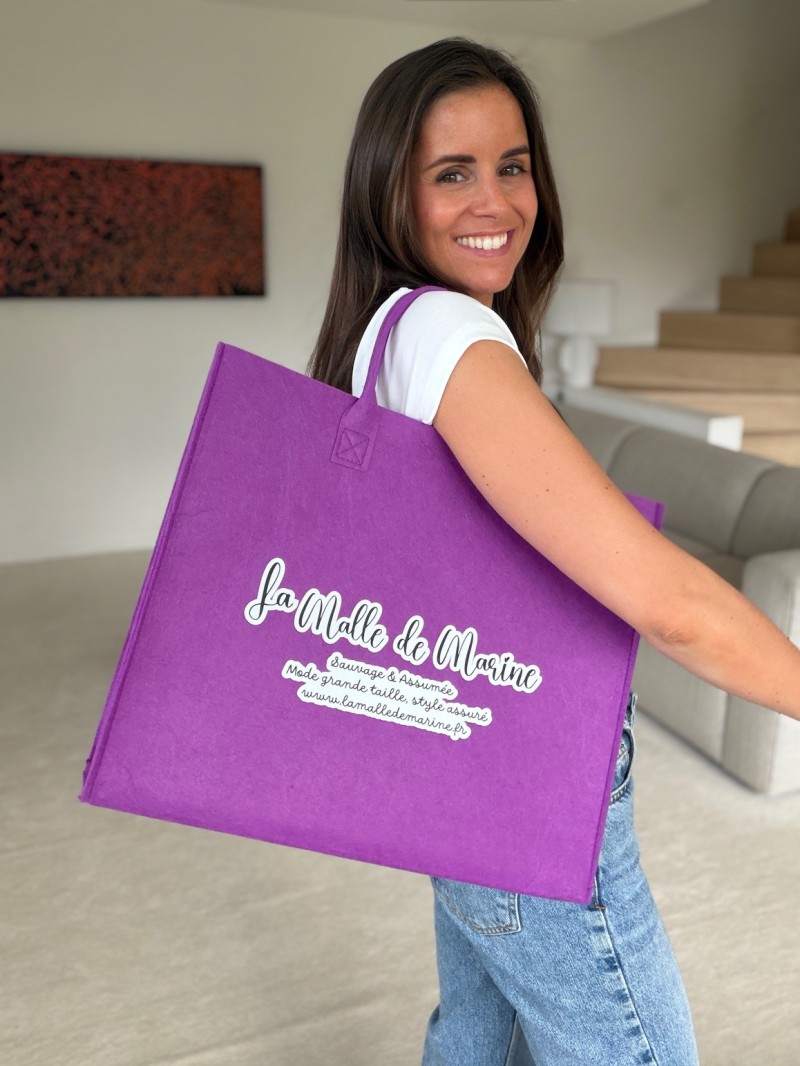 GRENOBLE BAG - MAUVE - L (42x12x35cm)