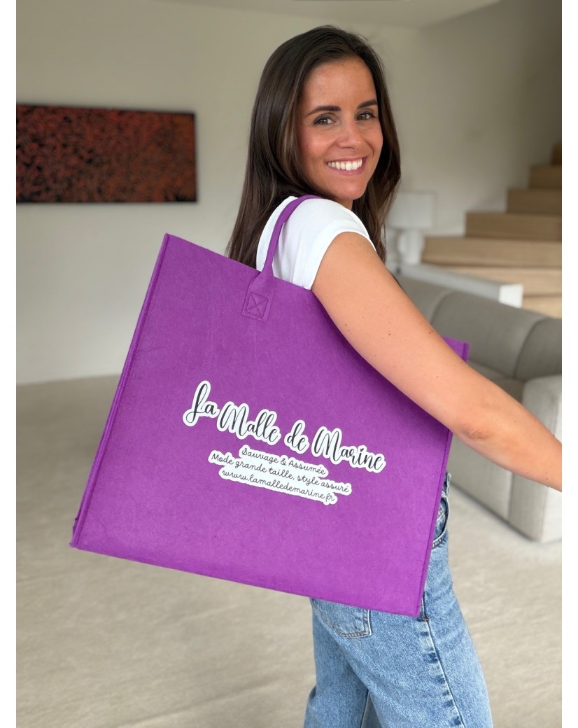 GRENOBLE BAG - MAUVE - L (42x12x35cm)